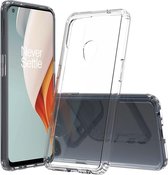 OnePlus Nord N100 Hoesje - Mobigear - Crystal Serie - Hard Kunststof Backcover - Transparant - Hoesje Geschikt Voor OnePlus Nord N100