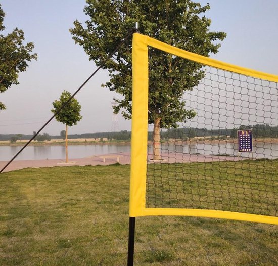 Volleybal - Volleybalnet - Badminton - Badmintonnet - Buitenspel - Spellen voor Volwassenen - Spellen Kinderen – Geschikt voor Beachvolleybal
