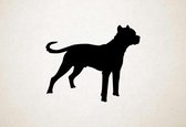 Silhouette hond - Alano Espanol - L - 75x91cm - Zwart - wanddecoratie