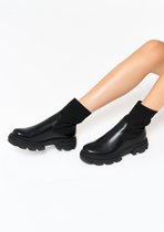 LOLALIZA Boots met sleehak - Zwart - Maat C38
