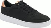 Graceland Dames Zwarte sneaker metallic - Maat 37