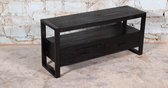 Zita Home TV - meubel TOON zwart 120 cm breed metaal frame