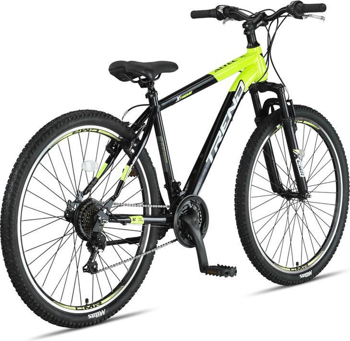 Altec Trend 27 5 inch Mountainbike 21v Zwart Lime - Foto 1