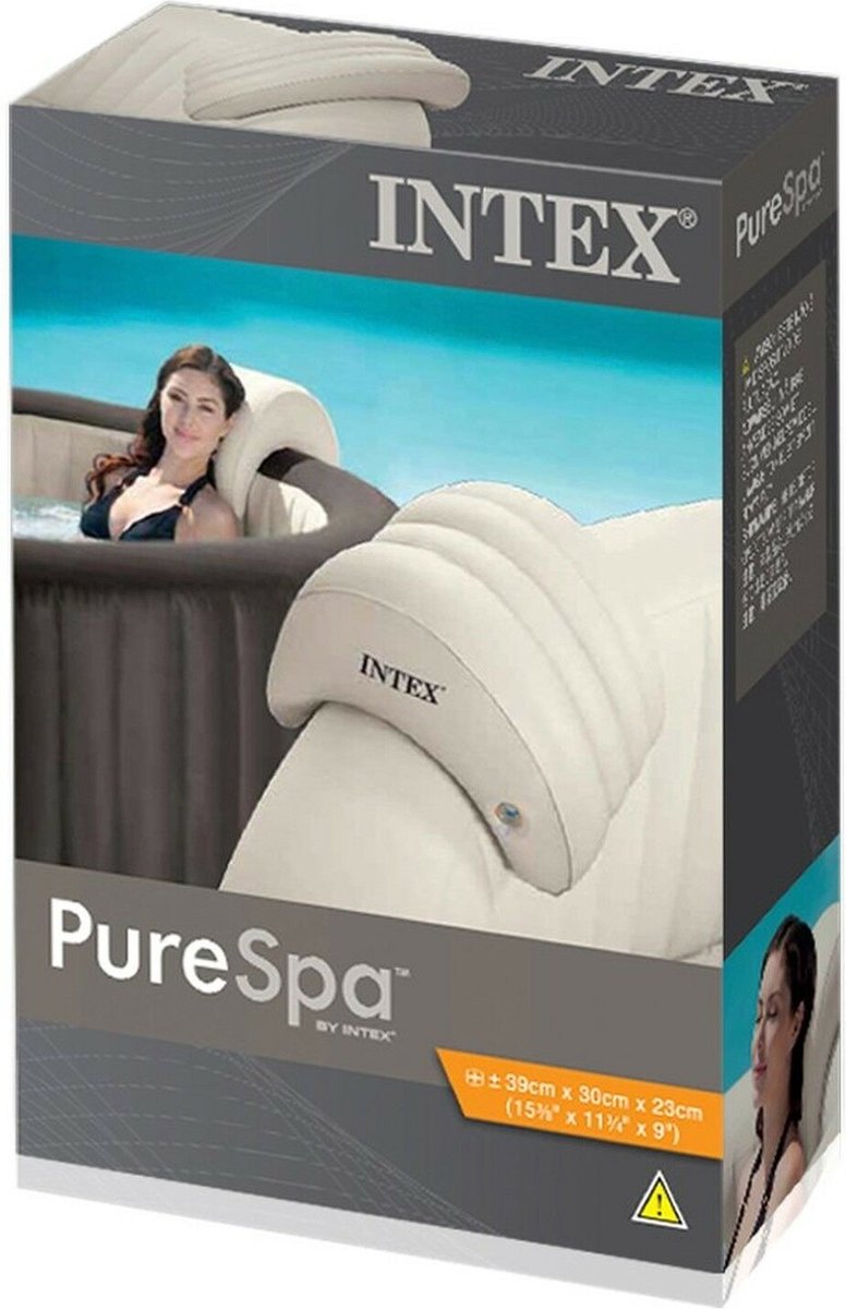 Intex Hoofdsteun Purespa - Beige - 39 cm