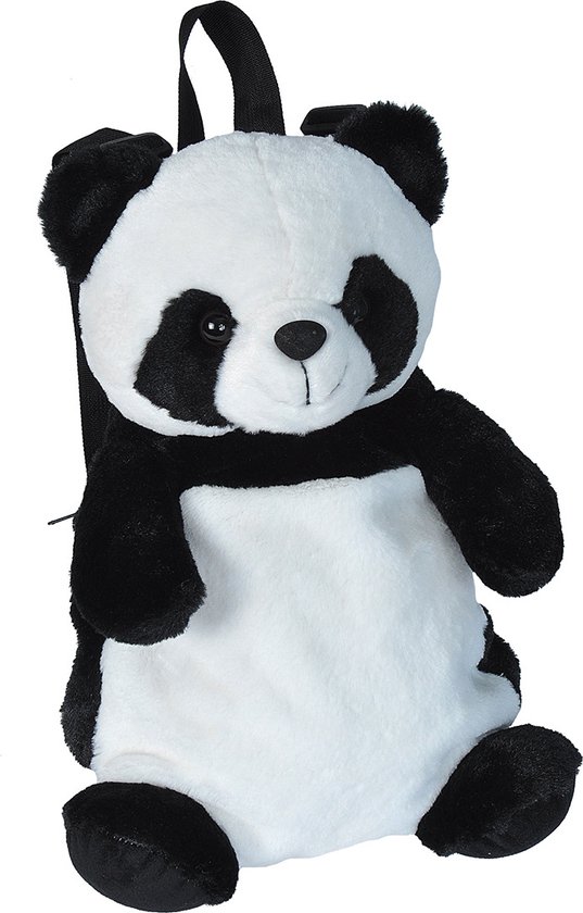 Wild Republic Sac à dos Panda Junior 2,7 litres en peluche Zwart/ blanc