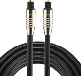 By Qubix ETK Digital Optical kabel 2 meter - toslink audio male to male - Optische kabel nickel series - zwart audiokabel soundbar