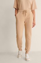 NA-KD Organic Logo Basic Dames Broek - Maat XL