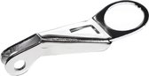 lamphaak 22,2-25,4 mm staal zilver