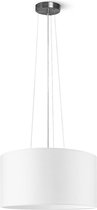 Home Sweet Home hanglamp Bling - verlichtingspendel Hover inclusief lampenkap - lampenkap 50/50/25cm - pendel lengte 100 cm - geschikt voor E27 LED lamp - wit