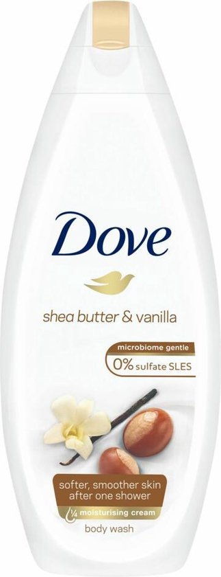 Dove Sheabutter & Vanille Purely Pampering Douchecrème - 6 x 250 ml - Voordeelverpakking