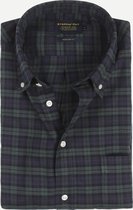 Steppin' Out Herfst/Winter 2021  Brushed Cotton Highland Checks Mannen - Regular Fit - Katoen - Blauw (XL)
