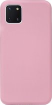 ADEL Siliconen Back Cover Softcase Hoesje Geschikt voor Samsung Galaxy Note 10 Lite - Roze
