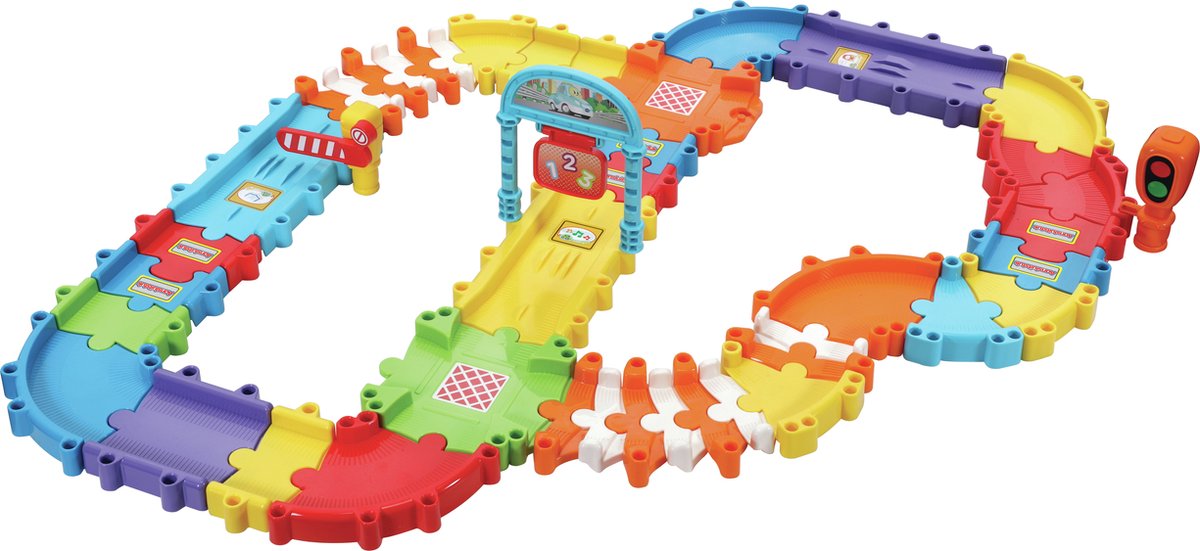 VTech Toet Toet Auto's Wegdelen Combi Deluxe Speelset - Voor Auto Speelfiguren - Educatief Babyspeelgoed - Speelgoed van 1 tot 5 Jaar - VTech