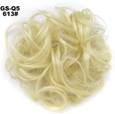 Haar Wrap, Brazilian hairextensions knotje blond 613#