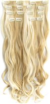 Clip dans les extensions de cheveux 7 set blond ondulé - P24 / 613