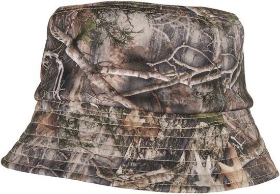 Urban Classics Bob Sherpa Real Tree Camo Réversible Marron
