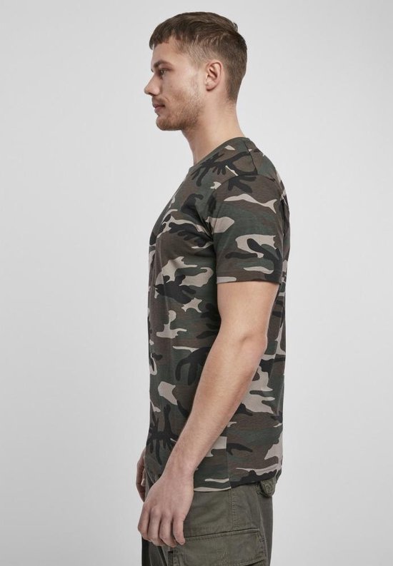 Brandit Premium Heren T-shirt - woodland - 7XL