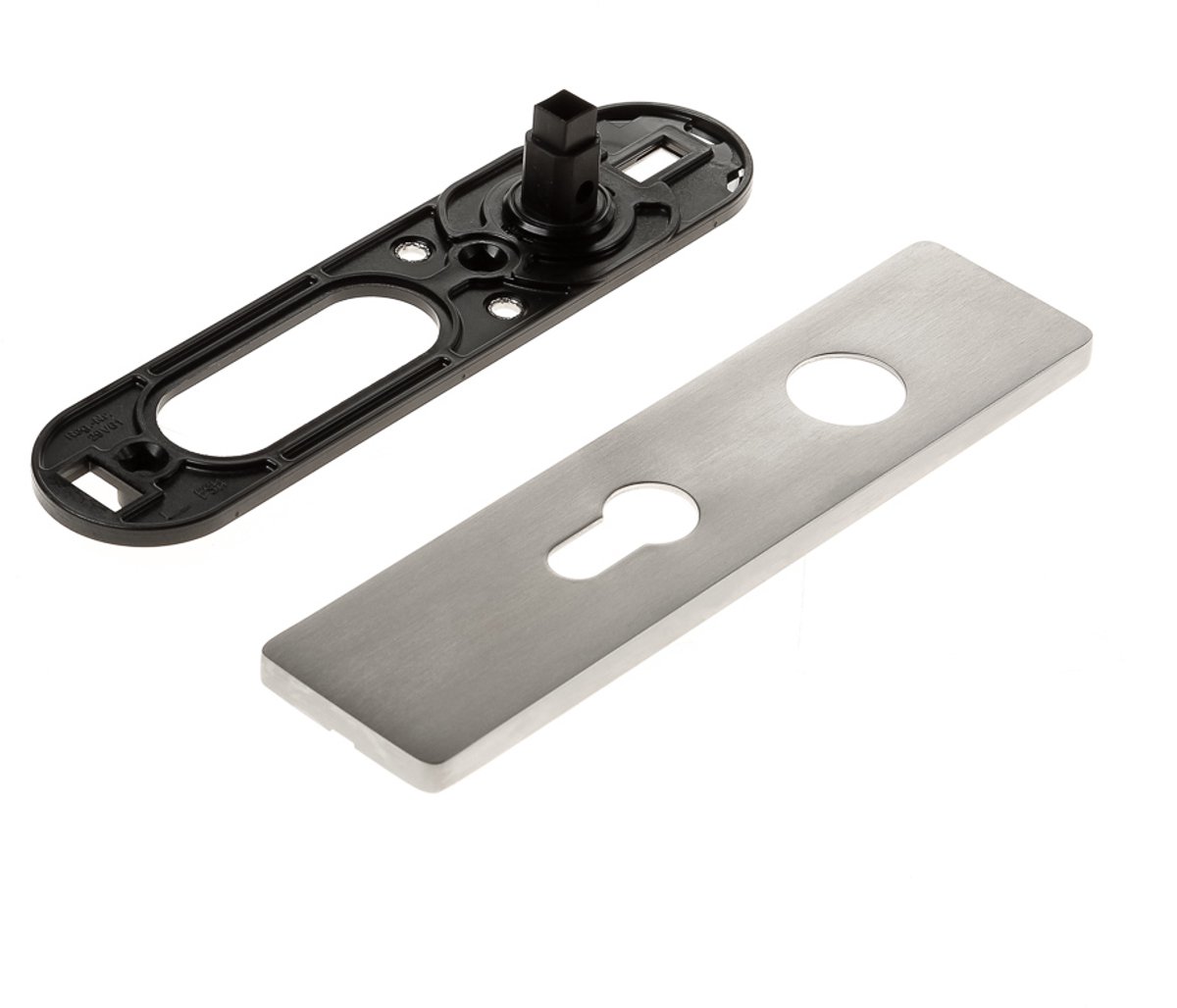 Kortschild rechthoekig ASL roestvaststaal PC55