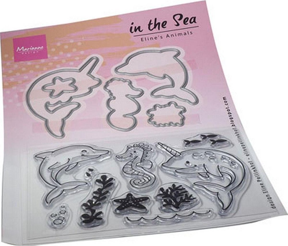 Marianne Design Eline's Clear stamps - Eline's Animals - In de zee