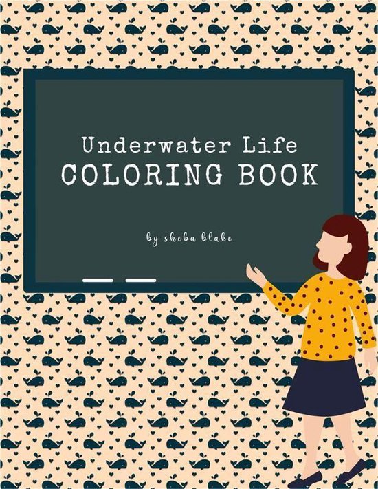 Underwater Life Coloring Book for Kids Ages 3+ (Printable Ve ... - cover