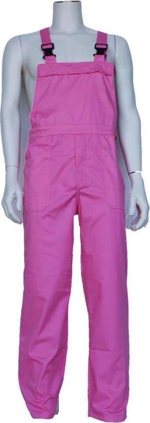 Top Rock Tuinoverall volw TB6535-009 poly/katoen - Roze - 56