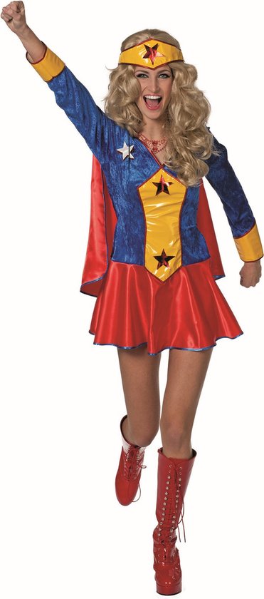 Wondergirl Super Sexy Jurkje - Carnavalskleding - Dames