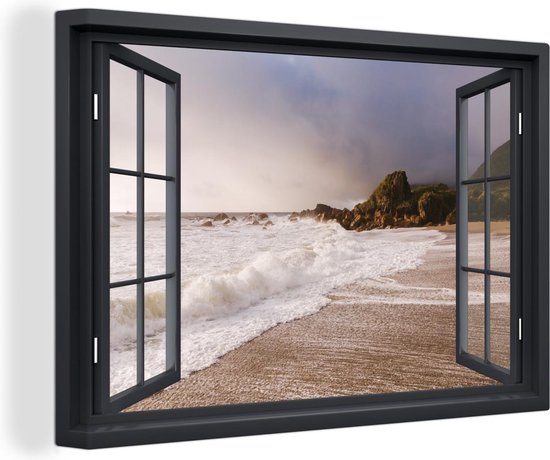 Peintures sur Toile See Through - Mer - Plage - 30x20 cm - Décoration murale