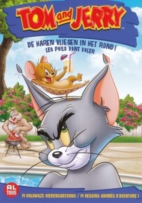 Cover van de film 'Tom & Jerry - De Haren Vliegen In Het Rond'