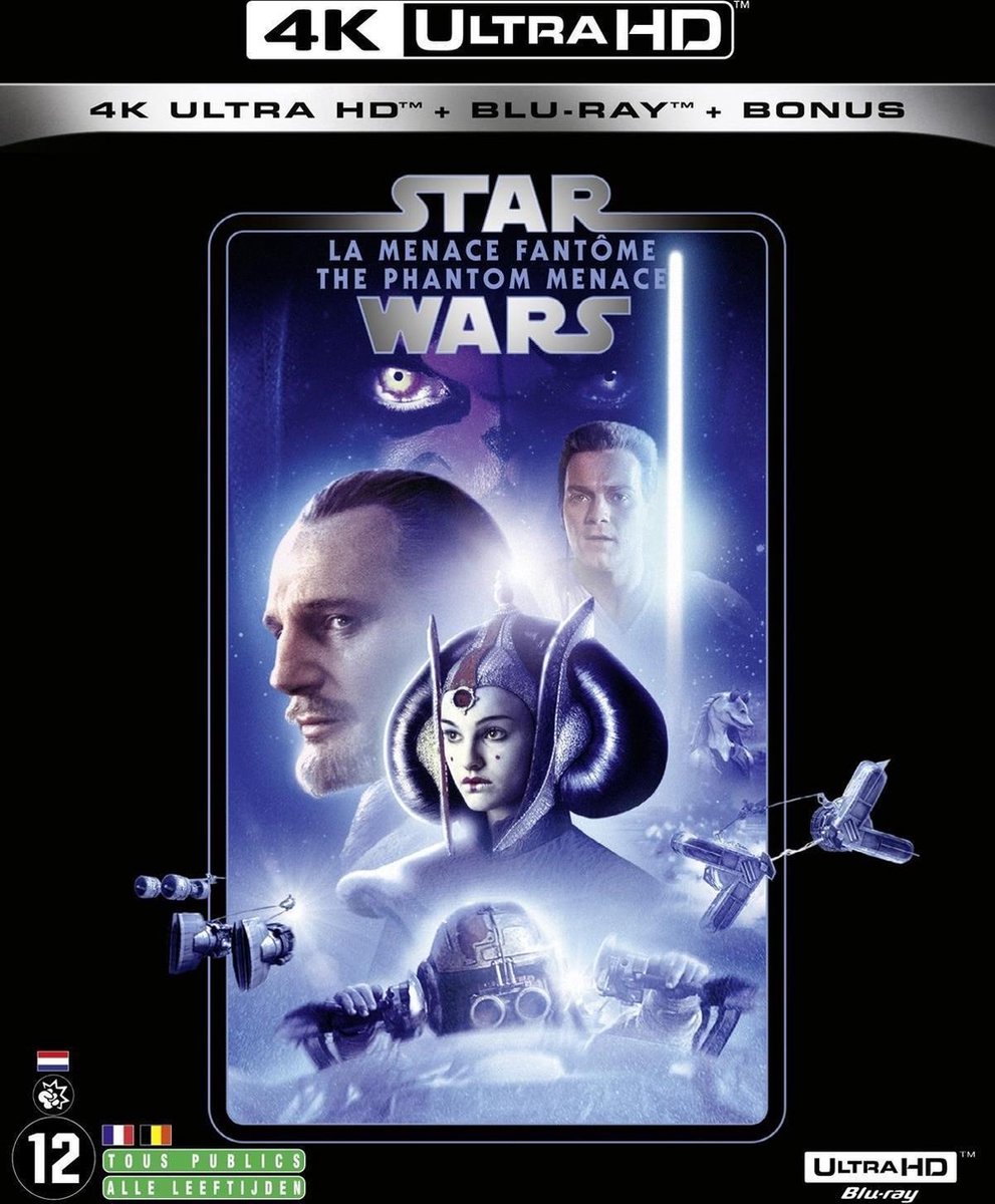 Star Wars Episode 1 - The Phantom Menace (4K Ultra HD Blu-ray) (Import geen NL ondertiteling)