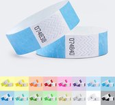 Polsbandjes - Zinaps Pack van 100 Tyvek Secure-Bands, 19 mm, Keuze van kleuren (WK 02131)