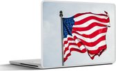 Sticker ordinateur portable - 10,1 pouces - Amérique - Drapeau - Ciel