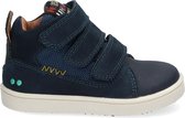 BunniesJR Patrick Pit Jongens Hoge Sneakers - Blauw - Leer - Klittenband