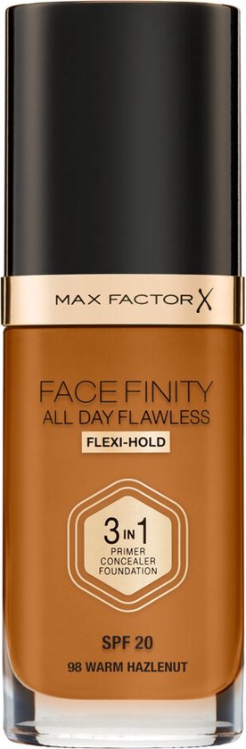 Max Factor Facefinity All Day Flawless Foundation - 98 Warm Hazelnut