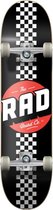 RAD - Checker Stripe Progressive Compleet Skateboard Black/White 8.0