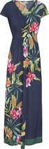Cassis - Female - Lange jurk met bloemenprint  - Fushia