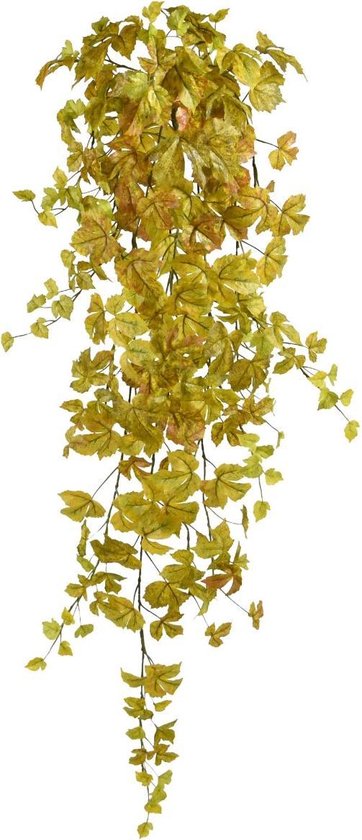 Herfst Maple kunst hangplant 120cm - geel
