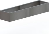 MySteel Verzinkt staal plantenbak Texas xxl 2400x600 Inclusief Bodemplaat  - Hoogte: 400mm