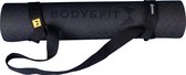 Body & Fit Yoga Mat - Tapis de Fitness - Antidérapant - Enroulable et avec Poignée - Zwart