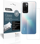 dipos I 2x Pantserfolie mat compatibel met Xiaomi Redmi 10 Achterkant Beschermfolie 9H screen-protector (expres kleiner dan het glas omdat het gebogen is)