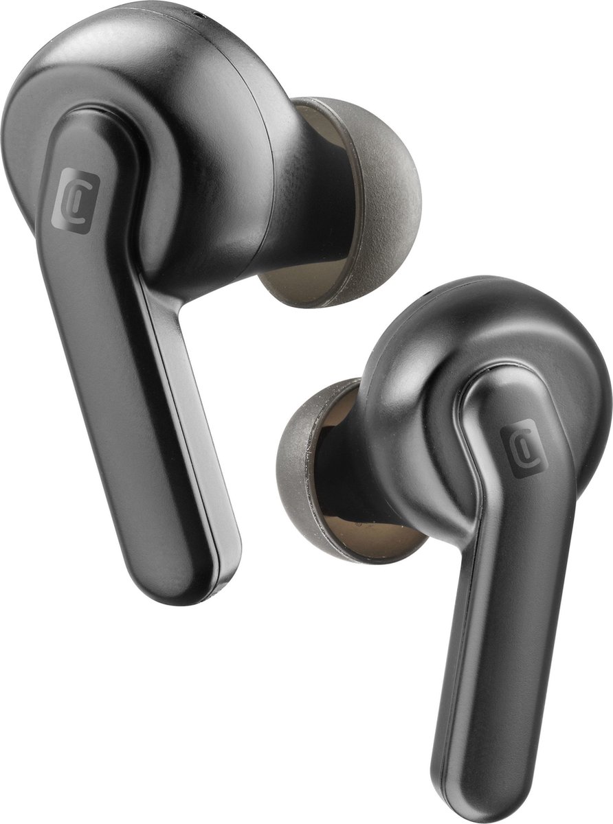 Cellularline Sheer - Oordopjes Draadloos - Bluethoot Oortjes - Oortjes Draadloos - In Ear Koptelefoon / Headset / Hoofdtelefoon - Zwart