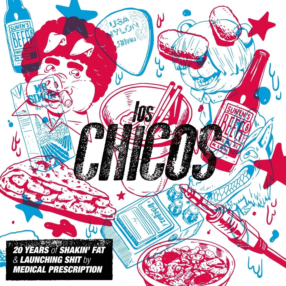Los Chicos - 20 Years Of Shakin' Fat & Launching Shit By Medical Prescription (CD)