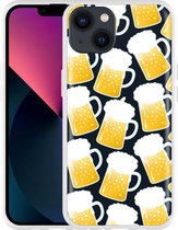 Geschikt voor Apple iPhone 13 Hoesje Bierpullen - Designed by Cazy