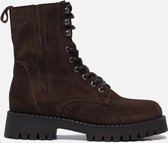 Tamaris Veterboots bruin Leer - Dames - Maat 36