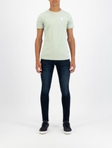 Purewhite -  Heren Slim Fit    T-shirt  - Groen - Maat M