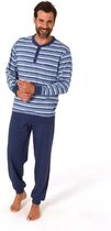 Normann heren pyjama Trend 67387 - Blauw - 48