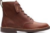 Clarks - Heren schoenen - Desert Cali - G - dark tan leather - maat 10