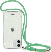 Casetastic Apple iPhone 12 / iPhone 12 Pro Hoesje met koord - Lanyard Case - Stars Print