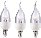 Ledlamp kaars 5W E14 led lamp - 3 STUKS - kaarslamp led warm white - 25.000 branduren - vergelijkbaar met 35W
