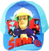 Brandweerman Sam Kids Cap Pet Lichtblauw - Officiële Merchandise