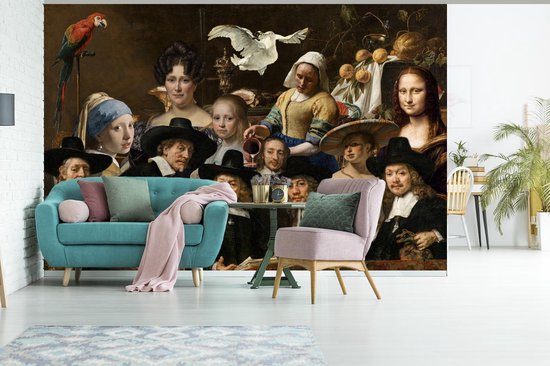 Behang - Fotobehang Oude Meesters - Schilderijen Collage - Breedte 525 cm hoogte... bol.com